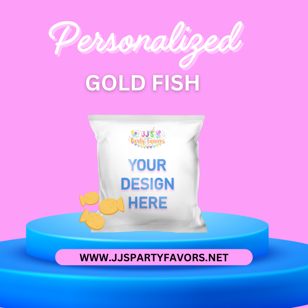 Custom Gold Fish Bags
