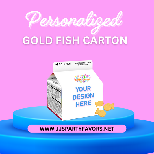 Custom Gold Fish Carton