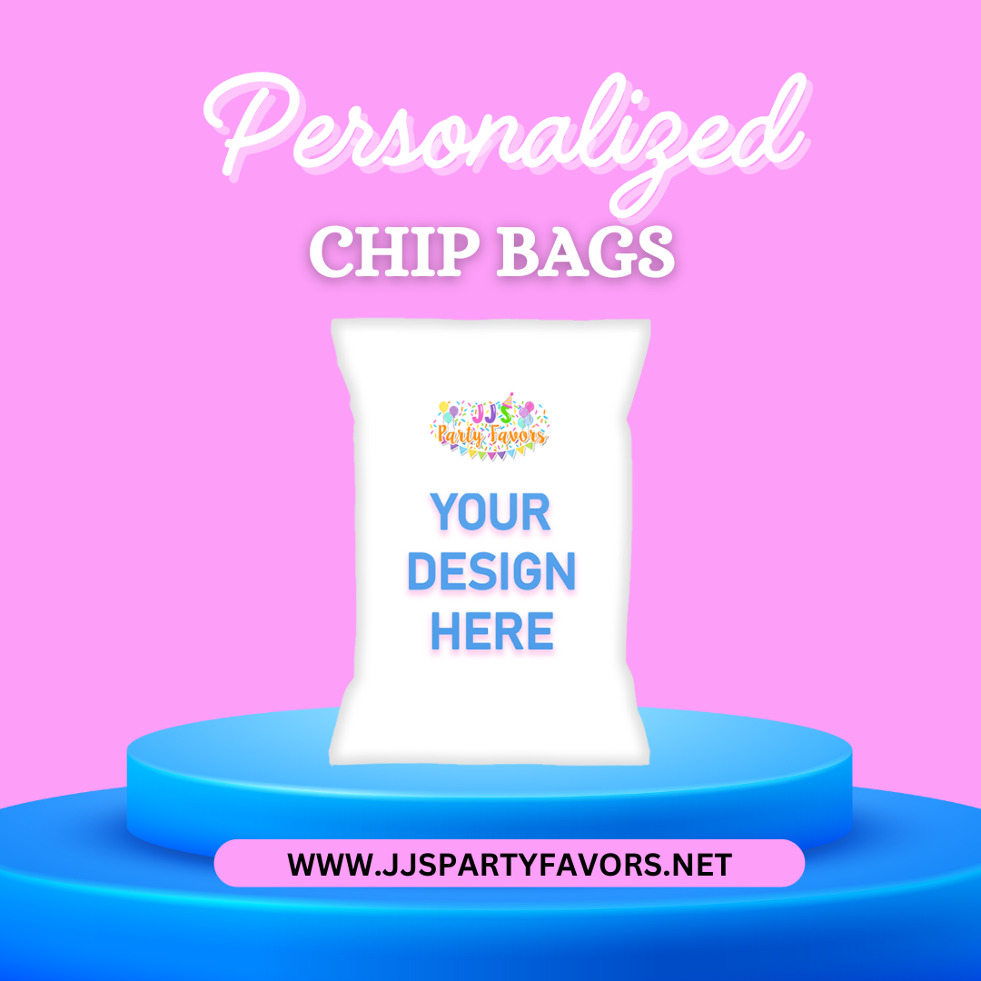 Chip Code Personalized Personalized Chip Bags: Unique Custom Designs for Events | JJsPartyFavors